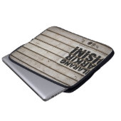 Dilarang parkir desi-Zeichen Laptopschutzhülle (Vorne Knopf)