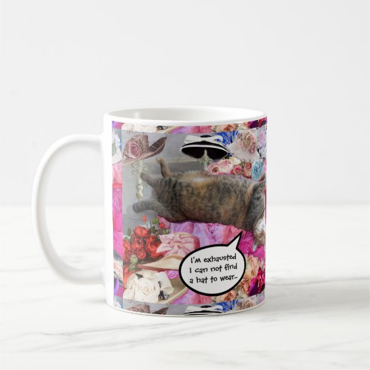 Dilemma der Prinzessin Tatus Cat Kaffeetasse (Links)