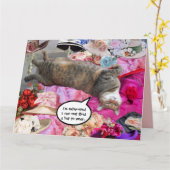 Dilemma der Prinzessin Tatus Cat Karte (Gelbe Blume)