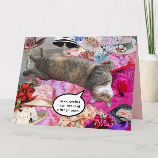 Dilemma der Prinzessin Tatus Cat Karte (Vorderseite)