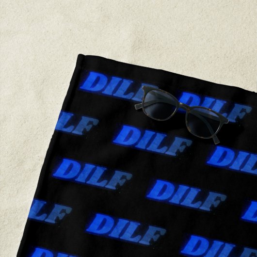 "DILF" Strandtuch (Beispiel)