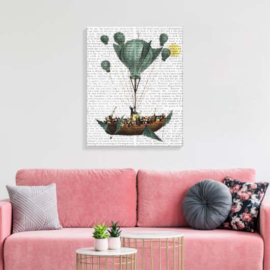 Diligenza Per La Luna Leinwanddruck (Insitu (Wohnzimmer))