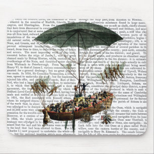 Diligenza und Fliegen-Geschöpfe Mousepad