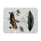 Diligenza und fliegende Kreaturen Magnet (Horizontal)