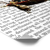 Diligenza und fliegende Kreaturen Poster (Ecke)