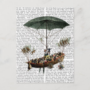 Diligenza und fliegende Kreaturen Postkarte