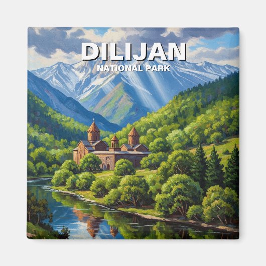 Dilijan-Nationalpark Armenien Magnet (Vorne)
