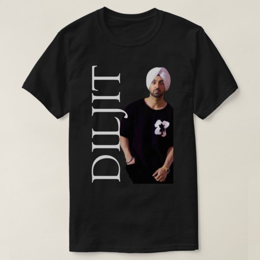 Diljit Desi-Waren T-Shirt (Design vorne)