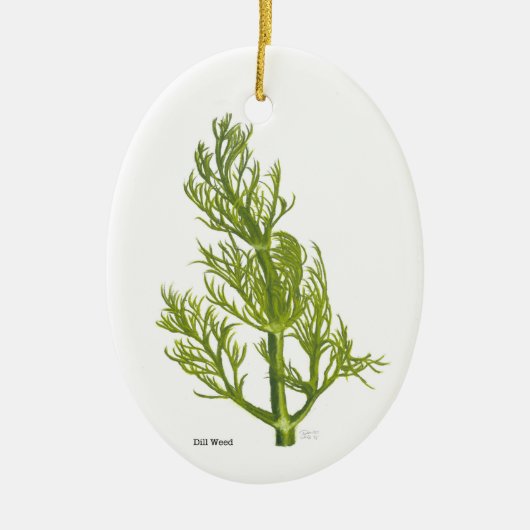 Dill Art Keramik Ornament (Vorne)