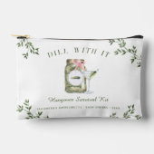Dill | Bachelorette Hangover Kit Zubehörtasche (Vorderseite)