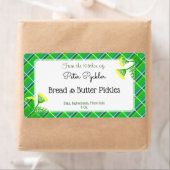 Dill Blume Retro Green Kariert Editable Food (Insitu)