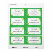 Dill Blume Retro Green Kariert Editable Food (Vorne)