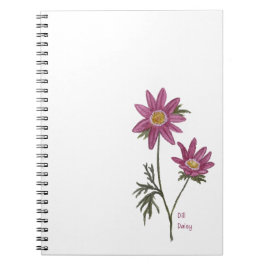 Dill Daisy Custom Notebook Notizblock