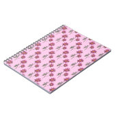 Dill Daisy Notebook Pink Pattern Notizblock (Linke Seite)