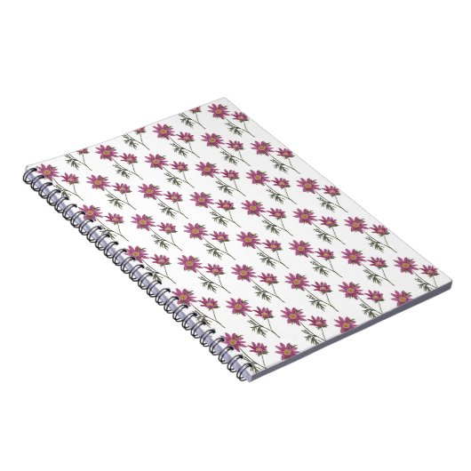 Dill Daisy Notebook White Pattern Notizblock (Rechte Seite)