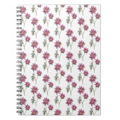 Dill Daisy Notebook White Pattern Notizblock (Vorderseite)