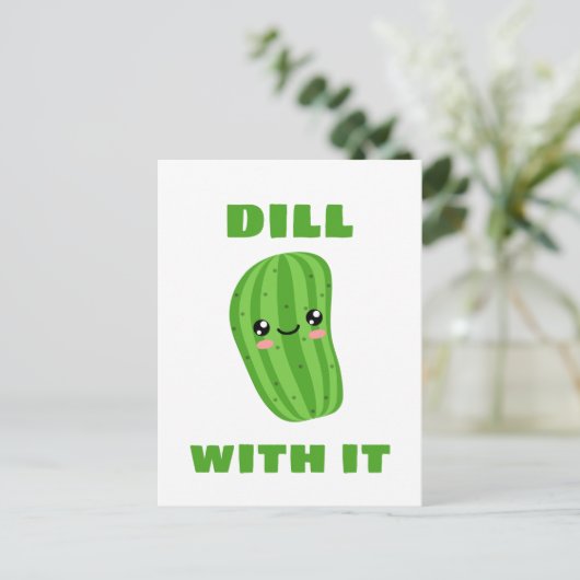 Dill damit postkarte (Stehend Vorderseite)