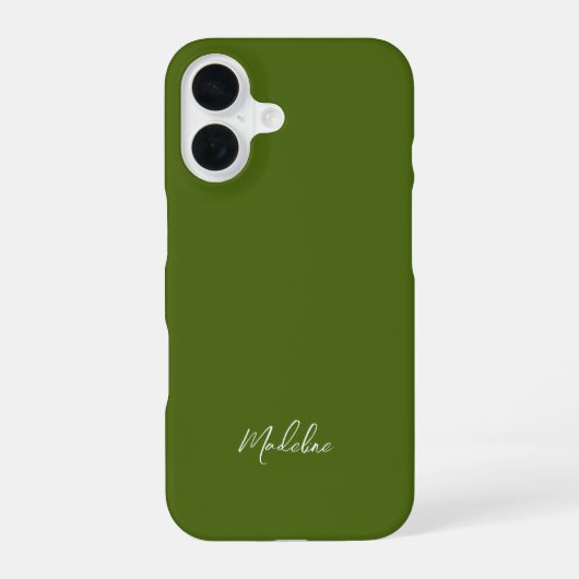 Dill Grün eingelegte Perfektion iPhone 16 Hülle (Rückseite)