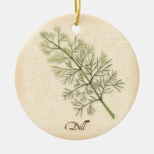 Dill Herb Ornament (Vorne)