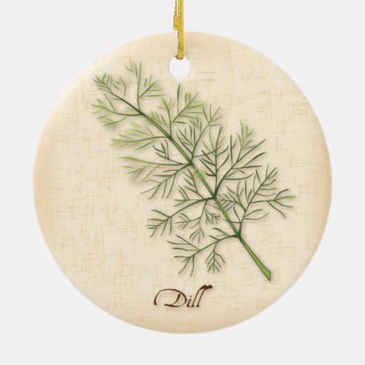 Dill Herb Ornament (Hinten)