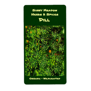 Dill Herbal Labels