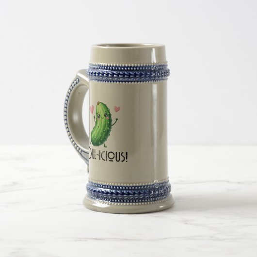 Dill-icious Bierglas (Vorderseite Links)