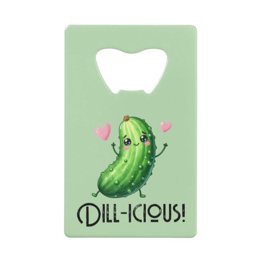 Dill-icious Geldbeutel Flaschenöffner (Vorderseite)