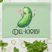 Dill-icious Geschirrtuch (Gefaltet)