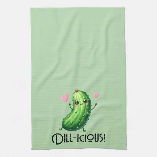 Dill-icious Geschirrtuch (Vertikal)