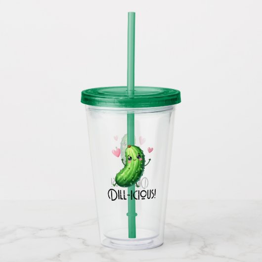 Dill-icous Acryltrinkbecher (Vorderseite)