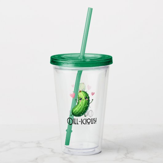 Dill-icous Acryltrinkbecher (Rückseite)