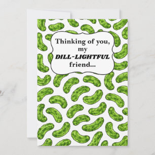 Dill-ige Freund-Denk-an-dich-Karte Feiertagskarte