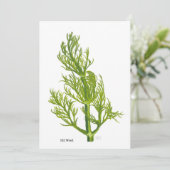 Dill Kunst Einladung (Stehend Vorderseite)