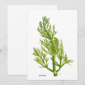 Dill Kunst Einladung (Vorne/Hinten)