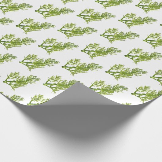 Dill Kunst Geschenkpapier (Ecke)