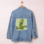 Dill-lightfulFunny Pickle Cartoon Charakter Jeansjacke (Hangar)