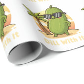 Dill Mit Damit Lustiges Pickle Meme Design – Cool Geschenkpapier (Rolleneckpunkt)