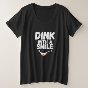 Dill mit einem Lächeln Pickleball-Mom-Shirt Süße Große Größe T-Shirt