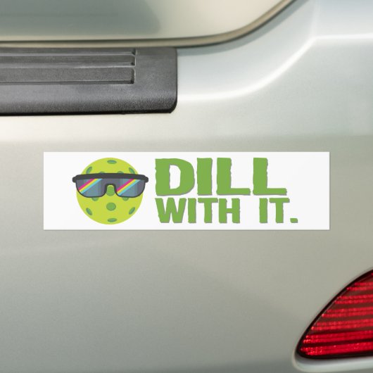 "Dill mit ihm" Autoaufkleber (Auf Auto)