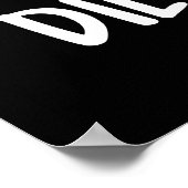 Dill mit ihm Funny Dill Pickle Puff Dark BG Poster (Ecke)