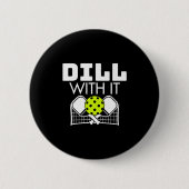 Dill mit seinem lustigen Cleball Paddel und Net Pr Button (Vorderseite)