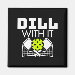 Dill mit seinem lustigen Cleball Paddel und Net Pr Magnet
