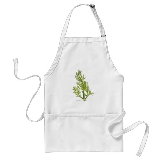 Dill-Pflanzen-Schürze Schürze (Vorne)
