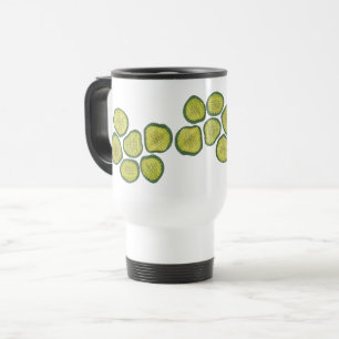 Dill Pickle Chips Crunchy Green Kosher Pickle Food Reisebecher