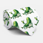 Dill Pickle mit Cocktail Krawatte (Gerollt)