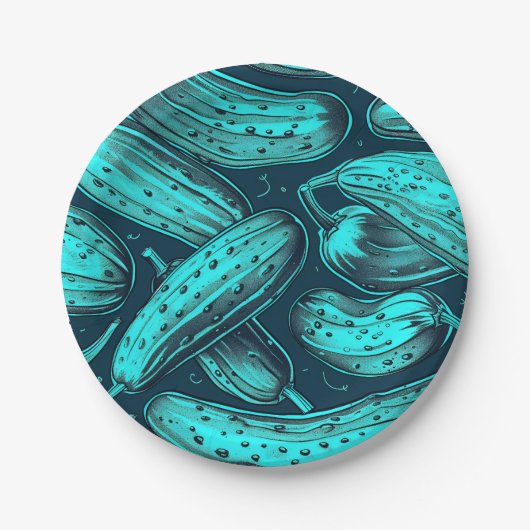 Dill Pickle Pappteller (Vorderseite)