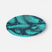 Dill Pickle Pappteller (Schrägansicht)