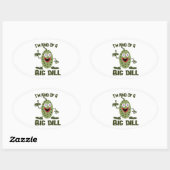 Dill Pickle Pun - Funny Stickers (Blatt)