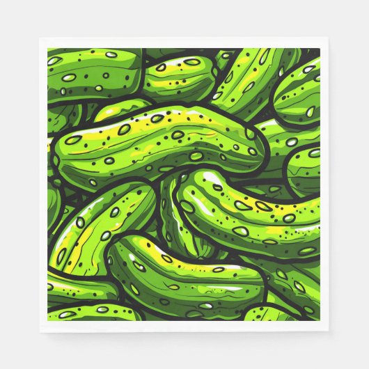 Dill Pickle Serviette (Vorderseite)