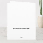 DILL PICKLES BIG DILL BIRTHDAY FUNNY ÜBERSIERT KARTE (Rückseite)